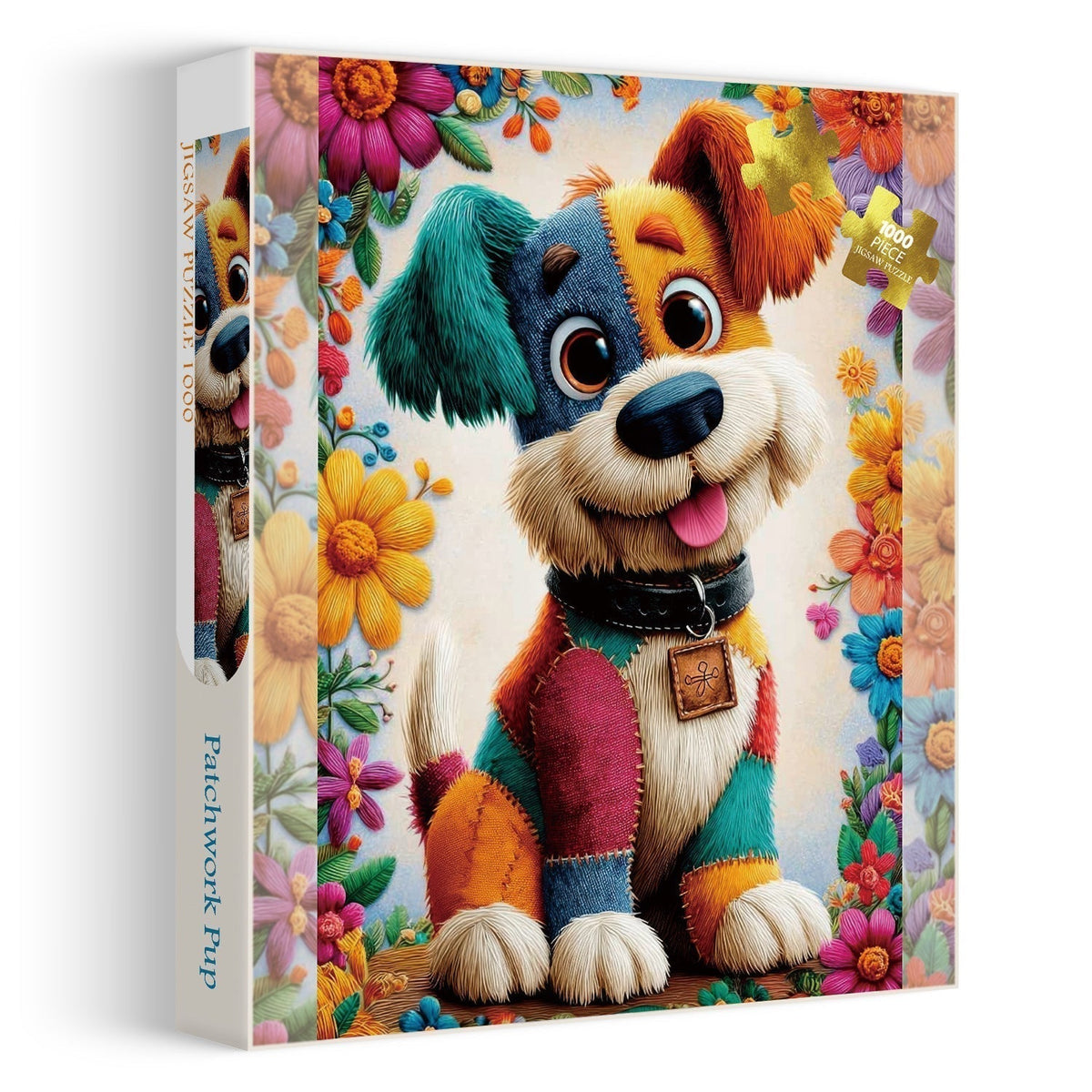 Patchwork Pup Jigsaw Puzzle 1000 Pieces