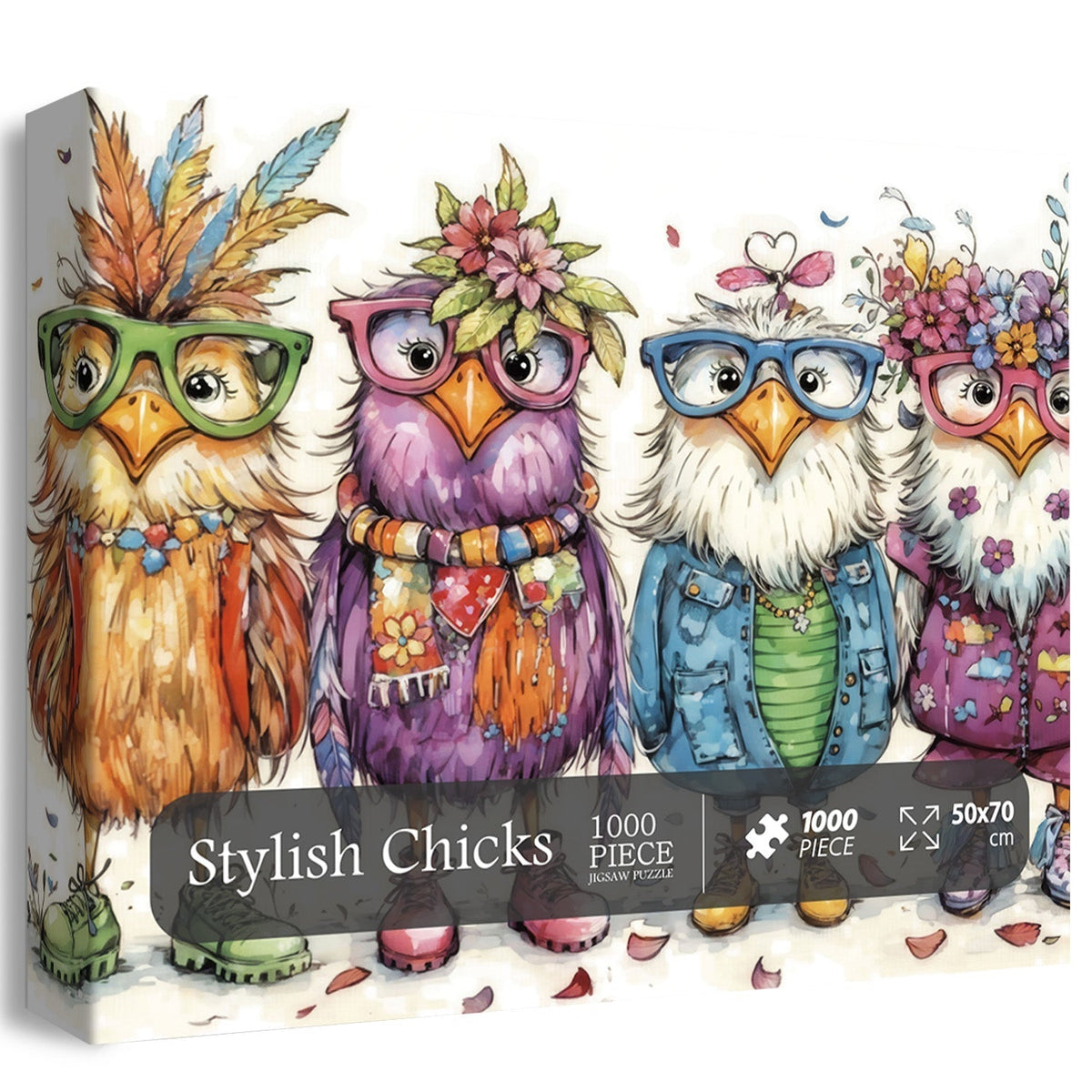 Stylish Chicks Jigsaw Puzzle 1000 Pieces