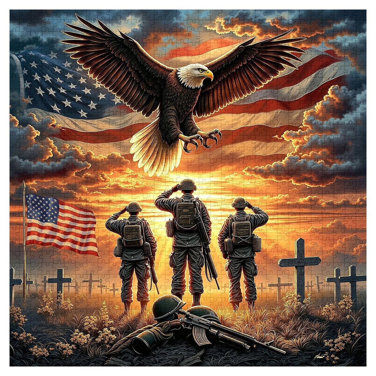 The Glory of Warriors Jigsaw Puzzle 1000 Pieces