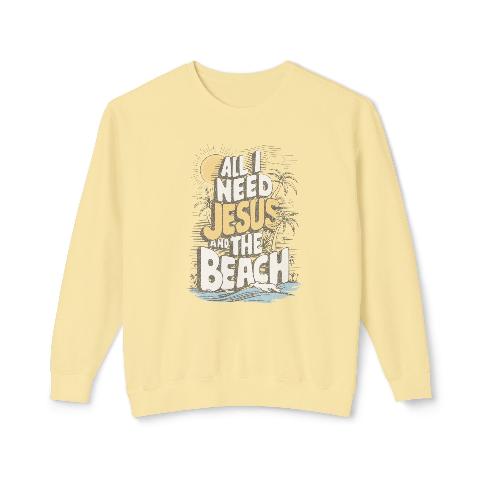 Jesus and the Beach Sweatshirt (Comfort Colors)