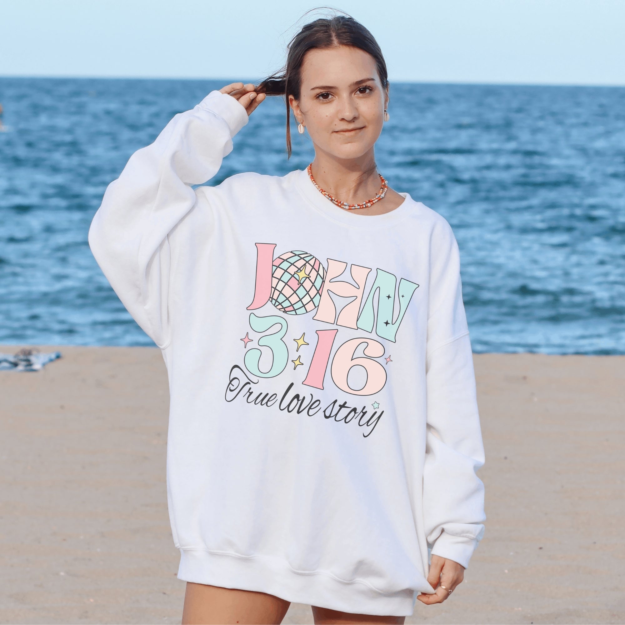 John 3:16 True Love Story Sweatshirt