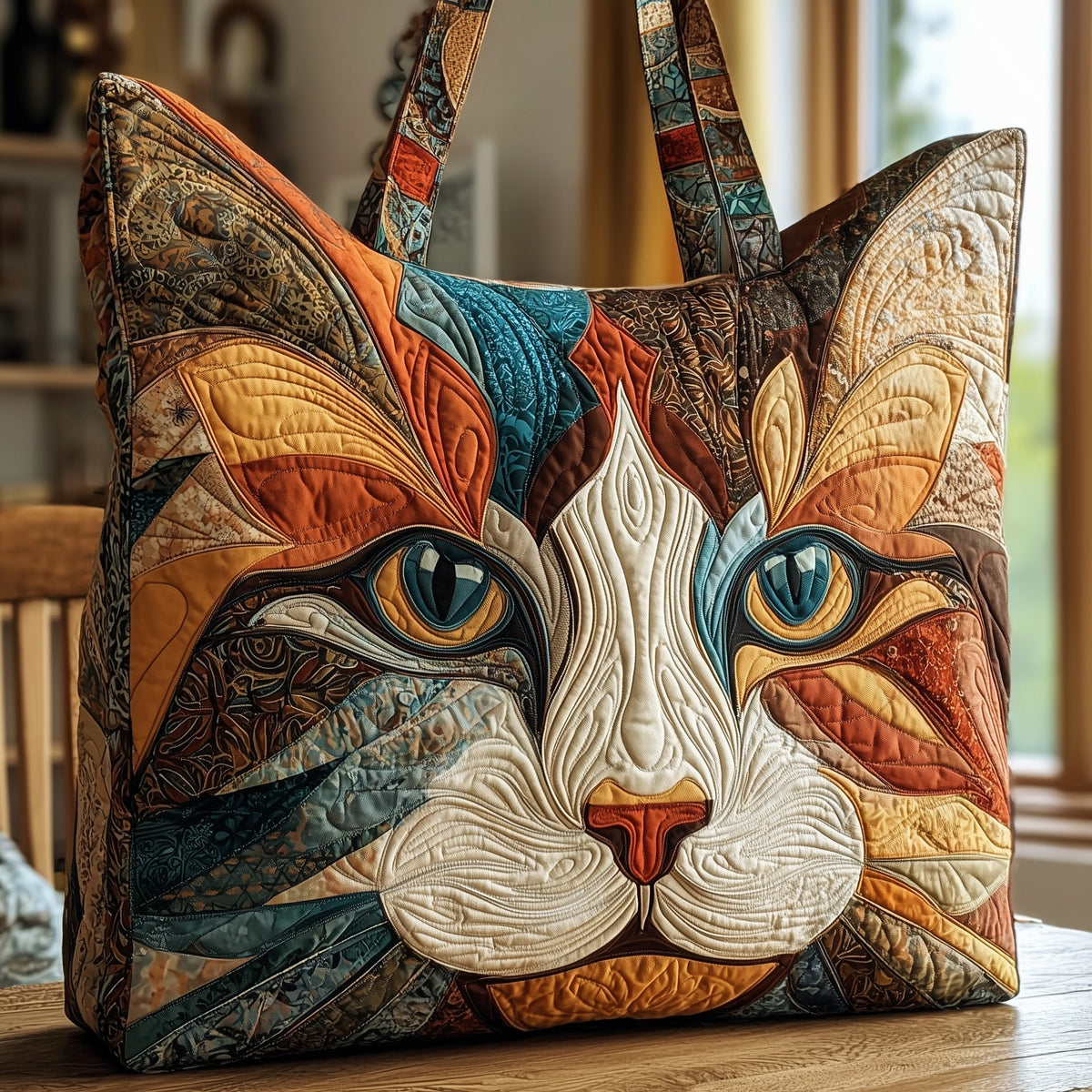 Catitude Quilted Tote Bag GFTOTP9666