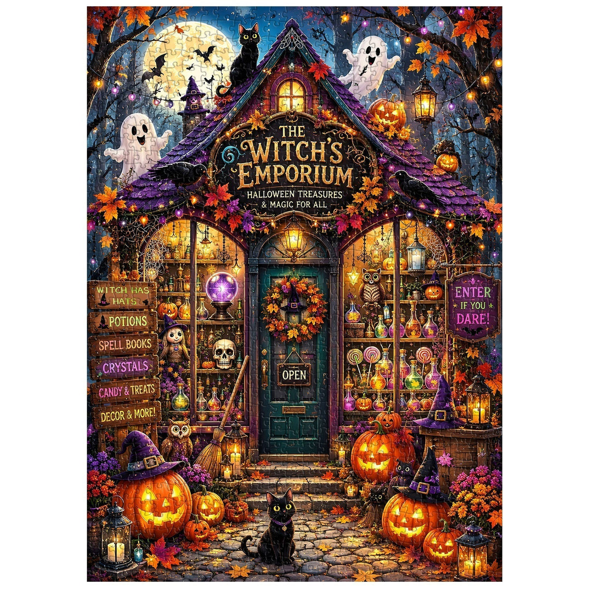 The Witch’s Emporium Jigsaw Puzzle 1000 Pieces