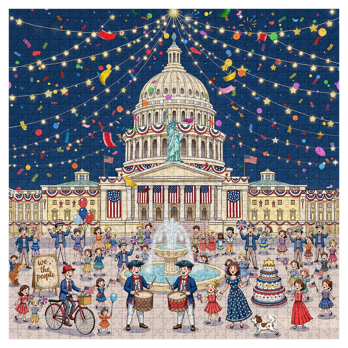 Fireworks & Freedom Jigsaw Puzzle 1000 Pieces