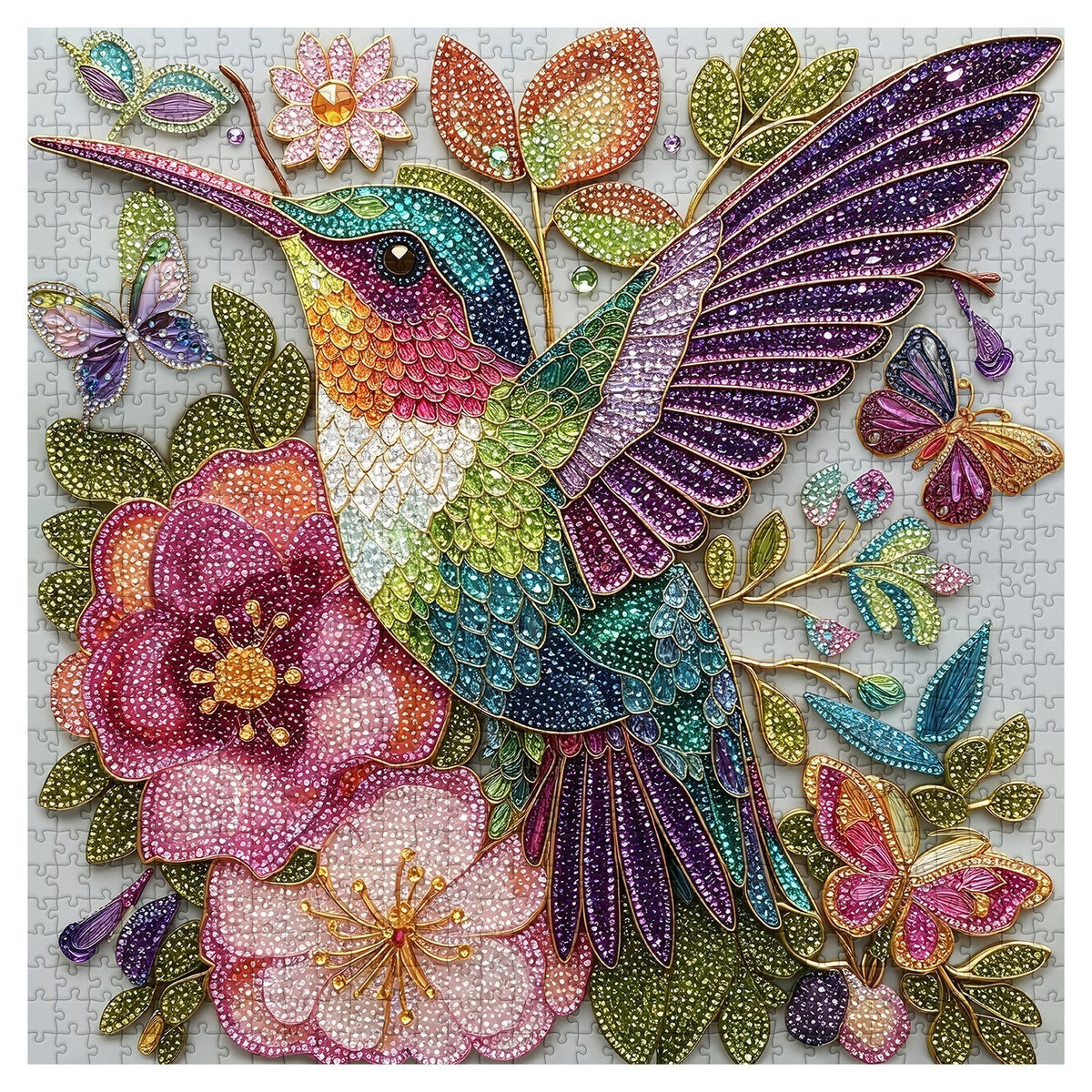 Gem Hummingbird Jigsaw Puzzle 1000 Pieces