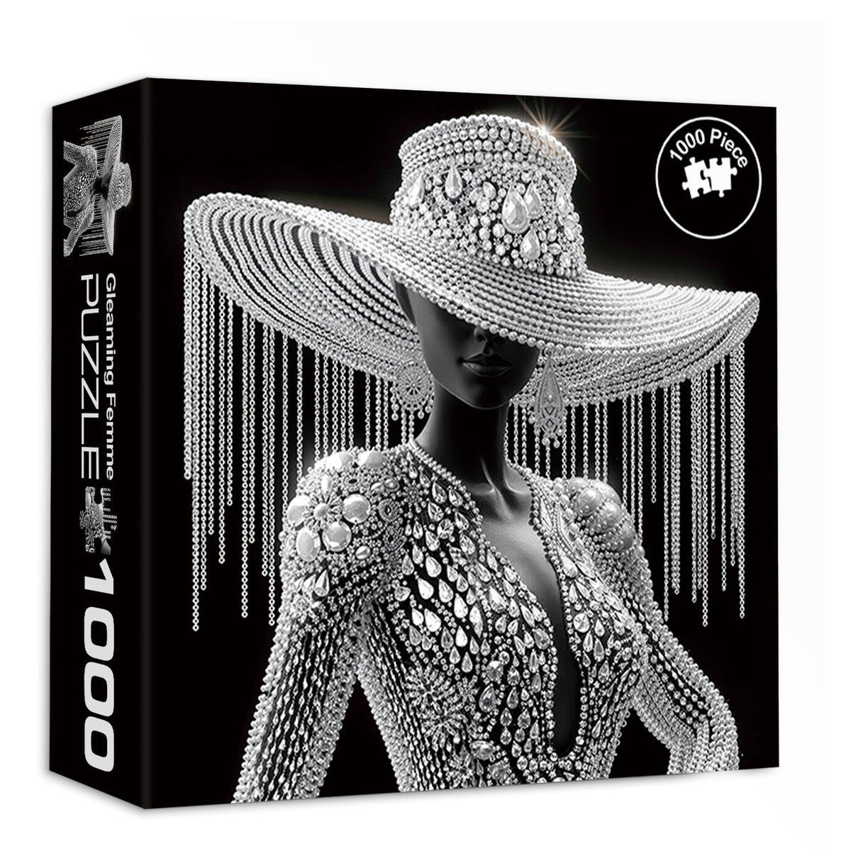 Gleaming Femme Jigsaw Puzzle 1000 Pieces