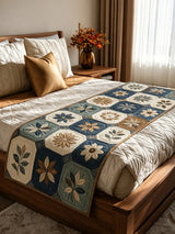 Vintage Floral Patchwork Quilted Bedding