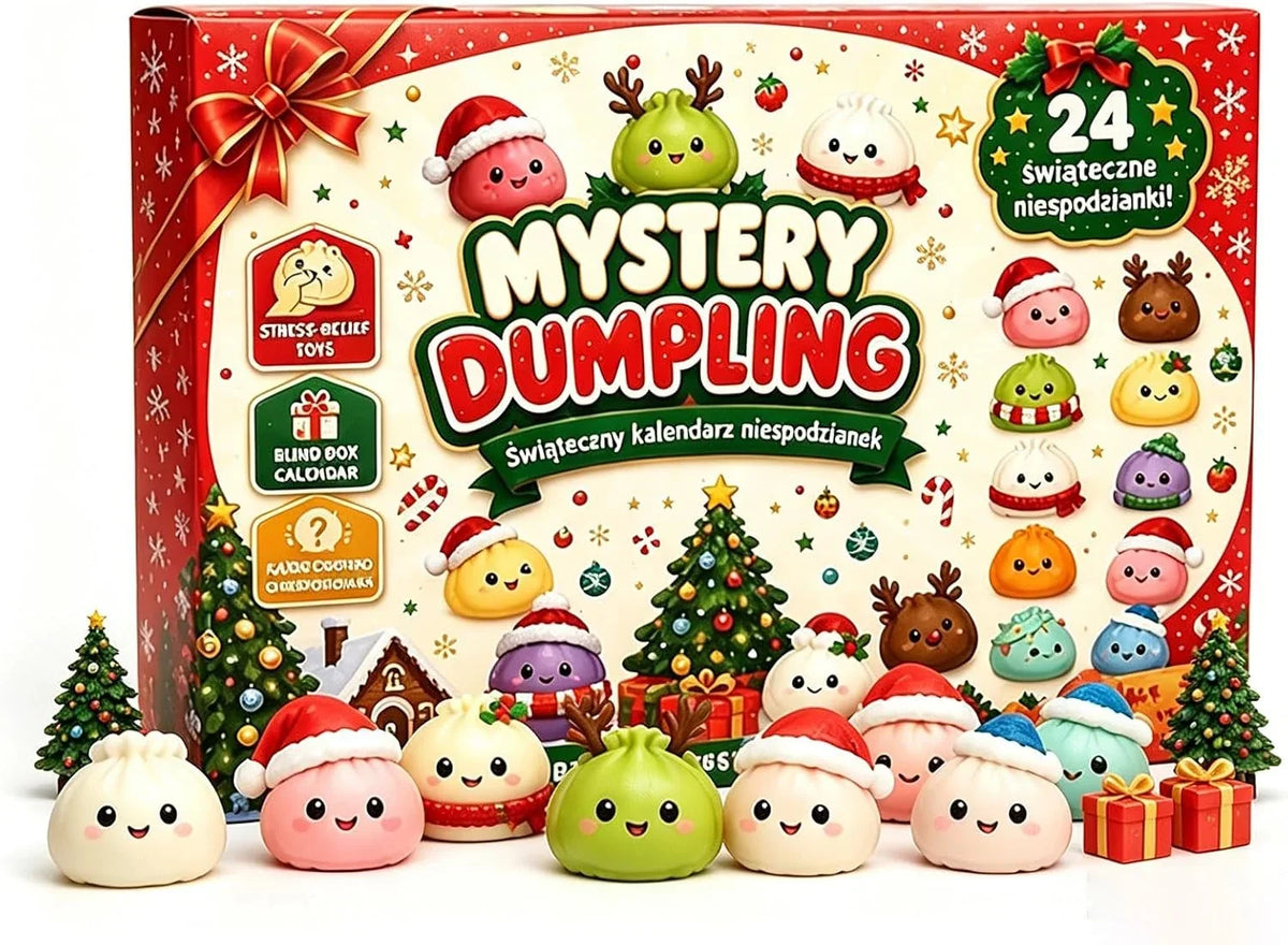 2026 Christmas Dumpling Squishy Advent Calendar - 24-Day Countdown