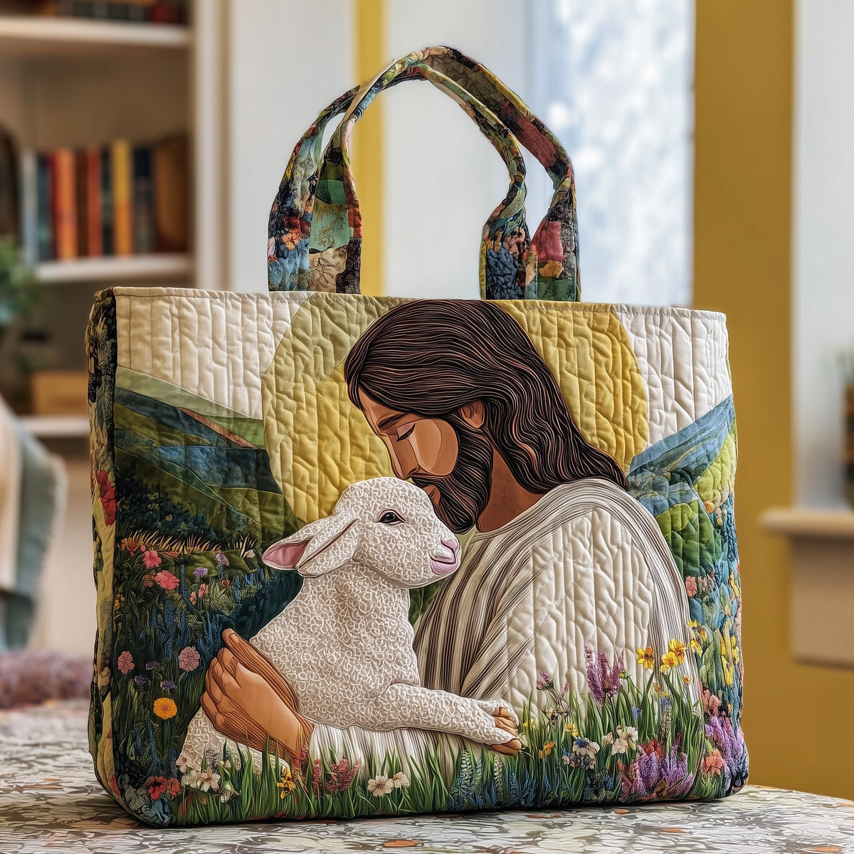 Shine in His Light Quilted Tote Bag GFTOTP9771