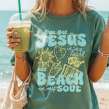 I've Got Jesus in my Heart and Beach in my Soul T-Shirt